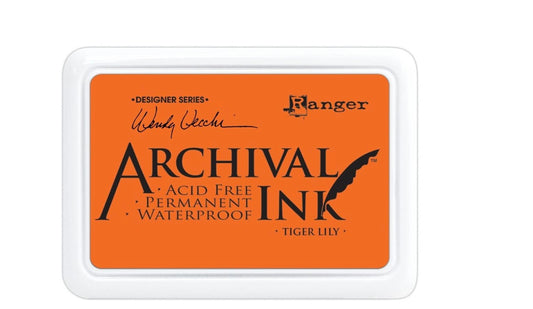 Archival Ink Pads Tiger Lily cardmaking