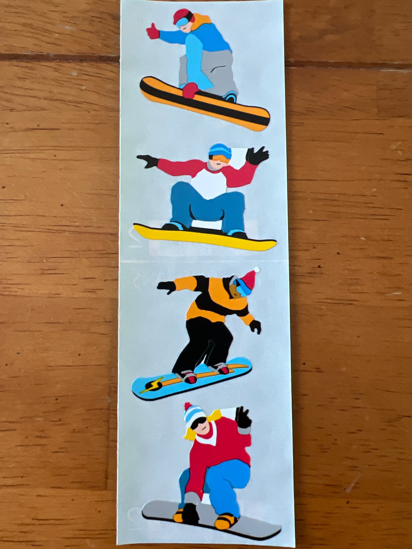 Mrs. Grossman’s Stickers Winter Snowboarding