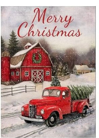 Diamond Painting Kits Christmas Truck Barn