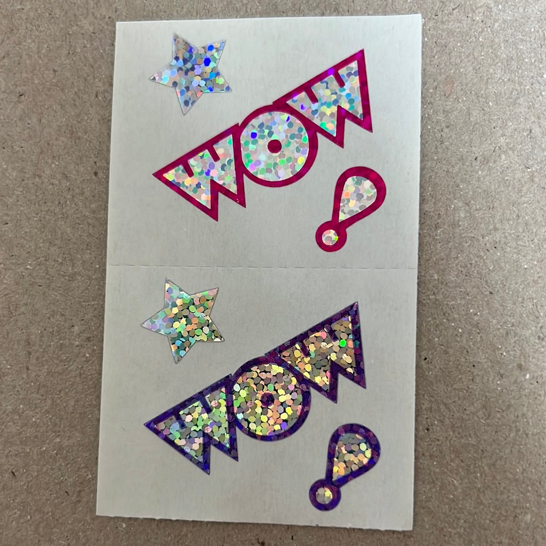 Mrs. Grossman’s Stickers School Sparkly Wow 1/2 Sheet