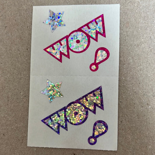 Mrs. Grossman’s Stickers School Sparkly Wow 1/2 Sheet