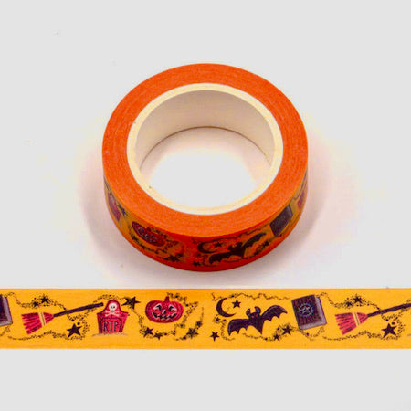 Halloween Washi Tape Orange Embellishments 3128