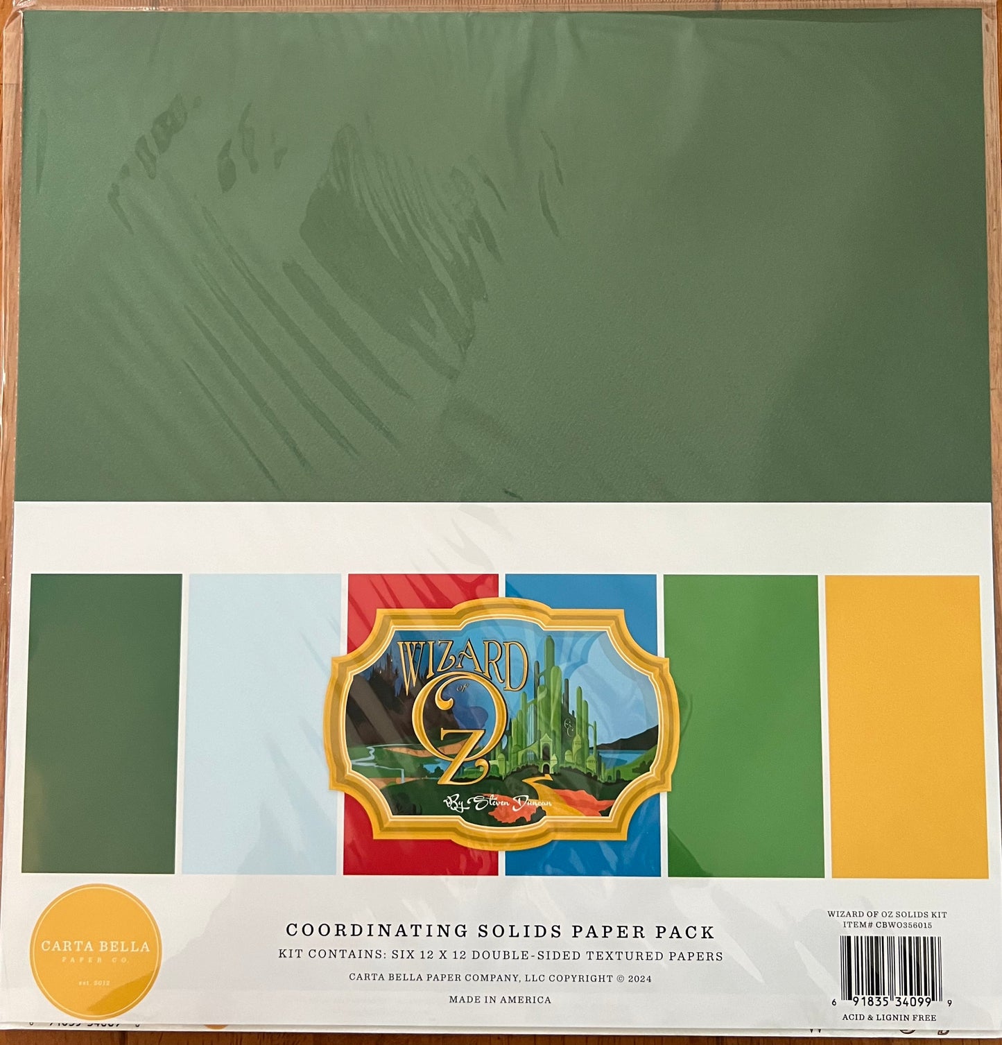 Echo Park Wizard of Oz Coordinating Solids Paper