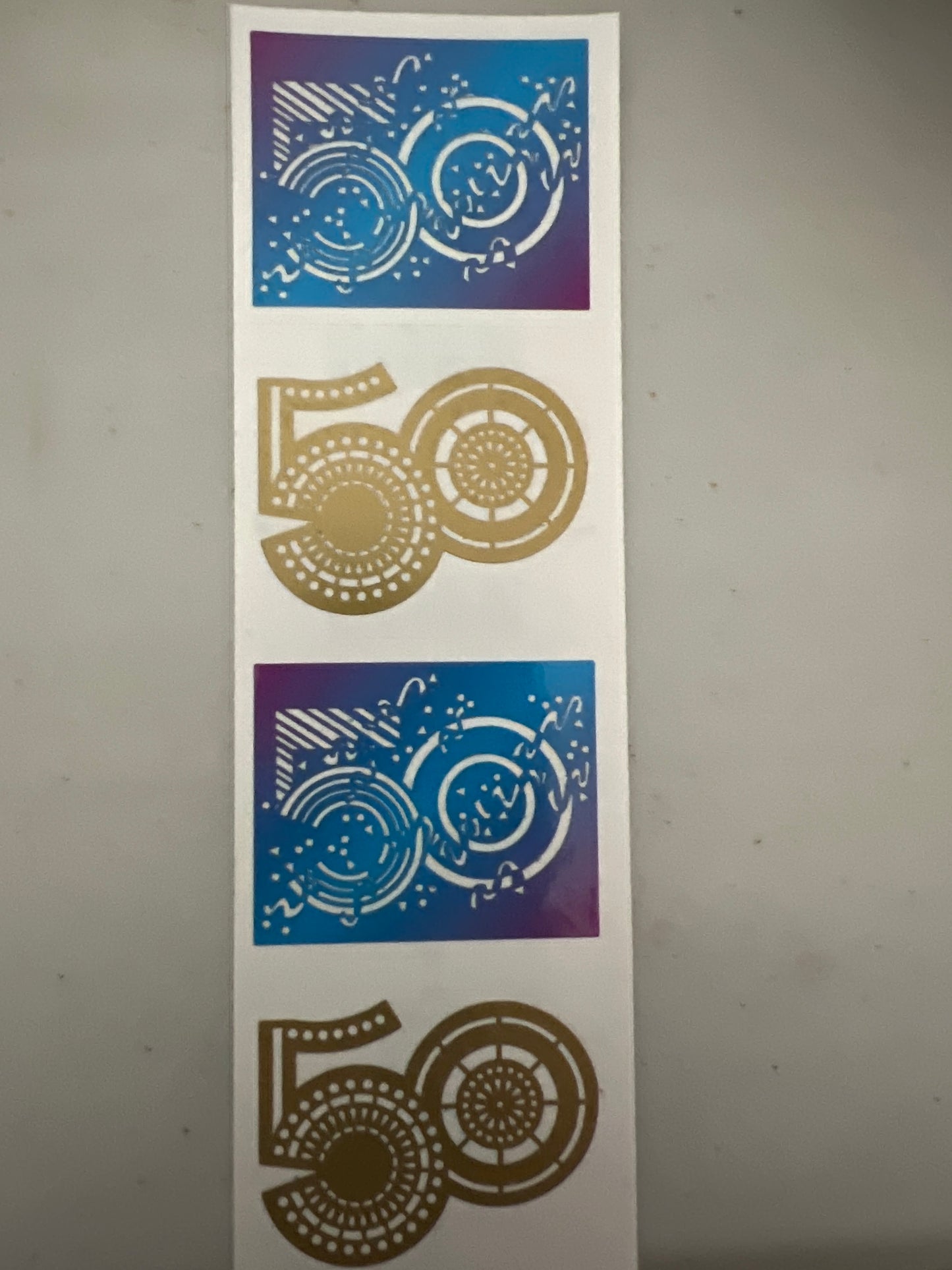 Mrs. Grossman’s Stickers Birthday Happy 50