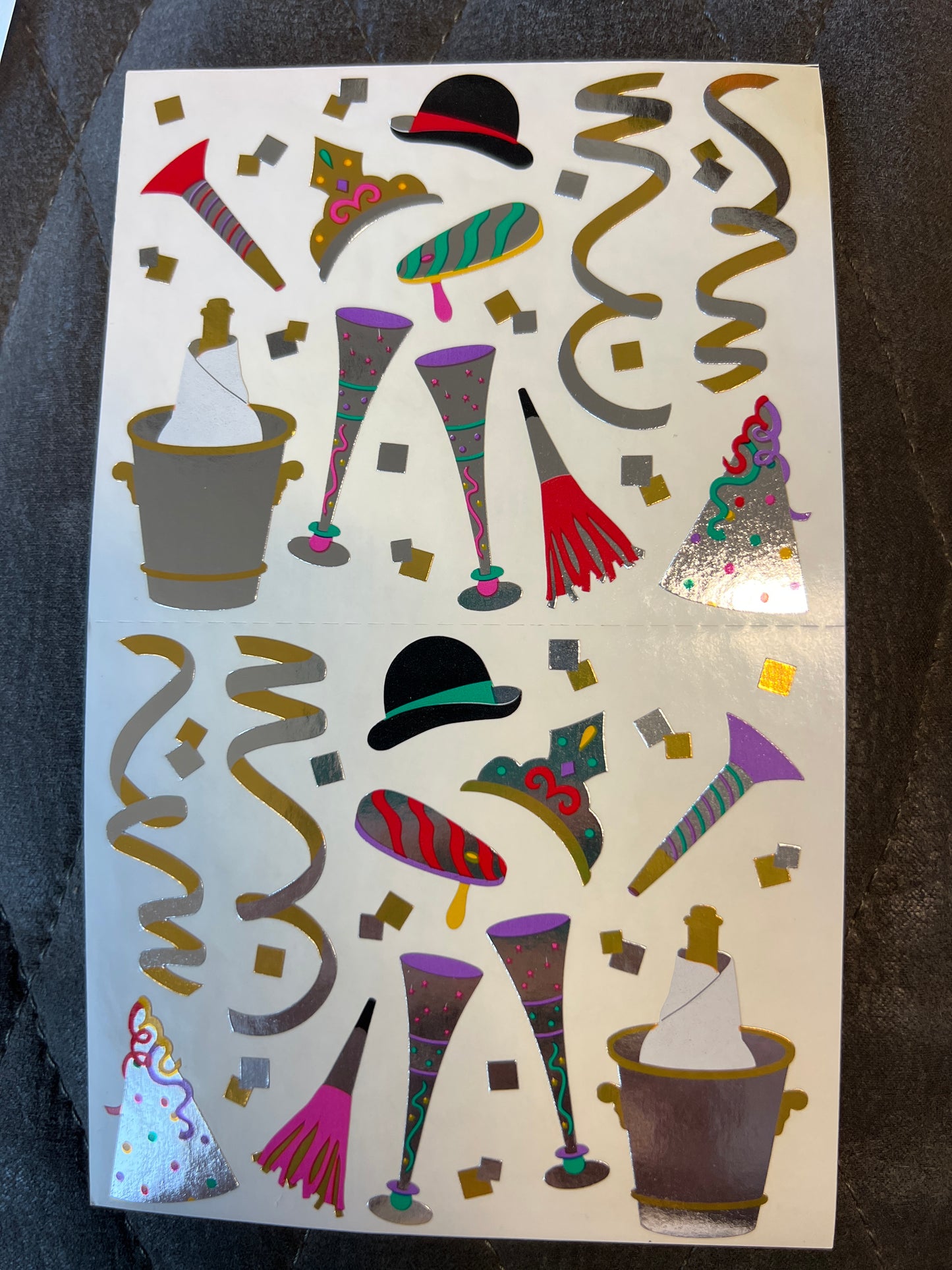 Mrs. Grossman’s Large Stickers New Year’s Party New