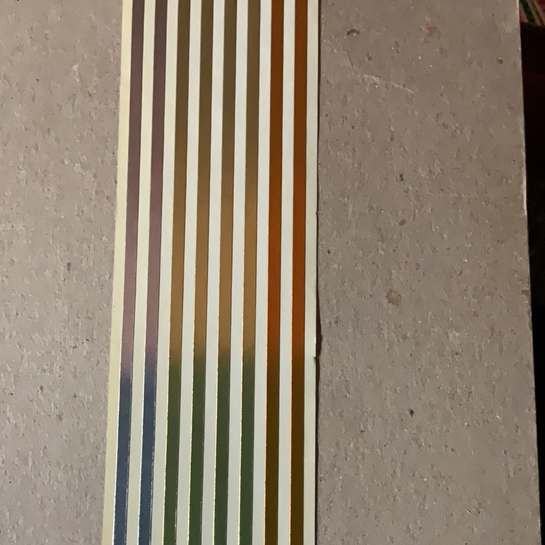 Mrs. Grossman’s Design Line Stickers Metallic Gold & Silver