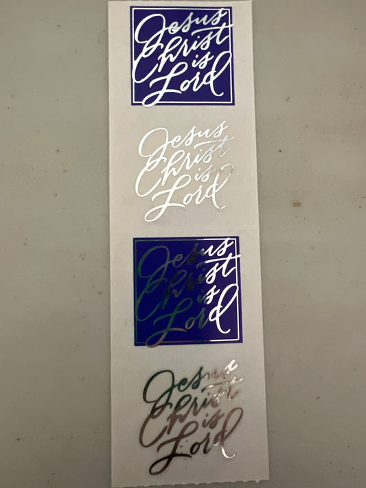 Mrs. Grossman’s Stickers Church Jesus Christ is Lord New