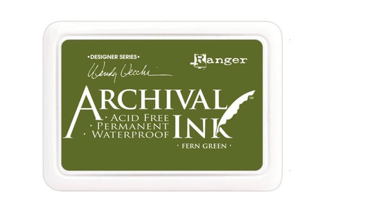 Archival Ink Pads Fern Green cardmaking