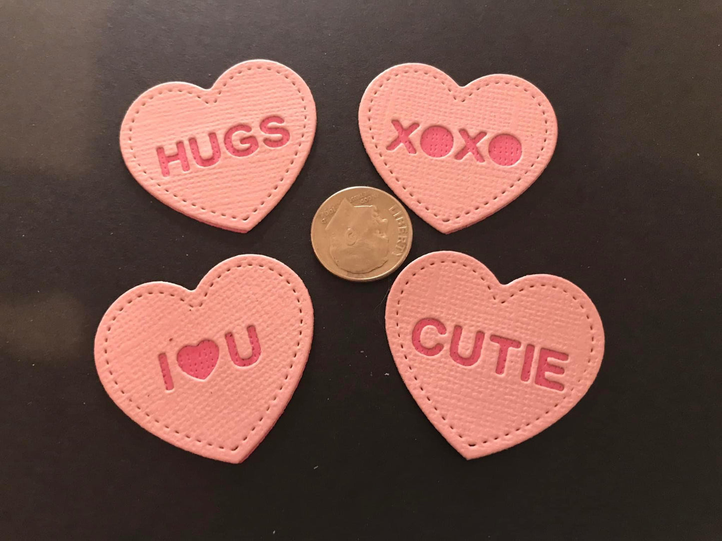 Larger Conversation Hearts Die Cuts Valentine’s