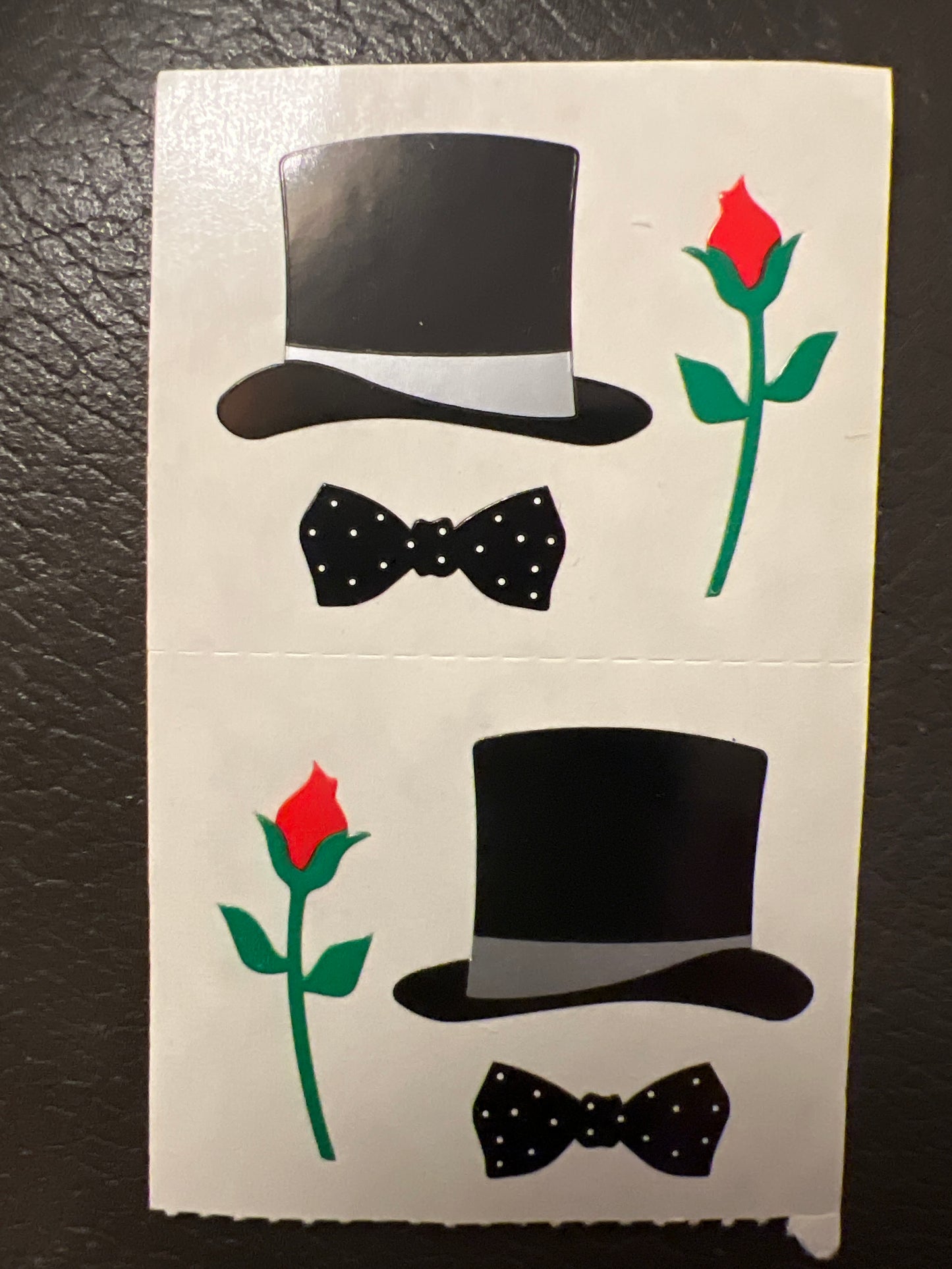 Mrs. Grossman’s Stickers Wedding Formal Top Hat 1/2 Sheet