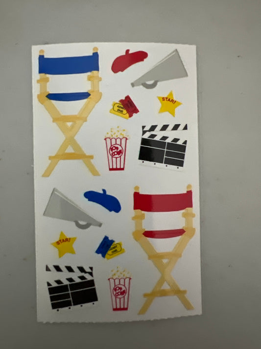 Mrs. Grossman’s Stickers Director 1/2 Sheet new