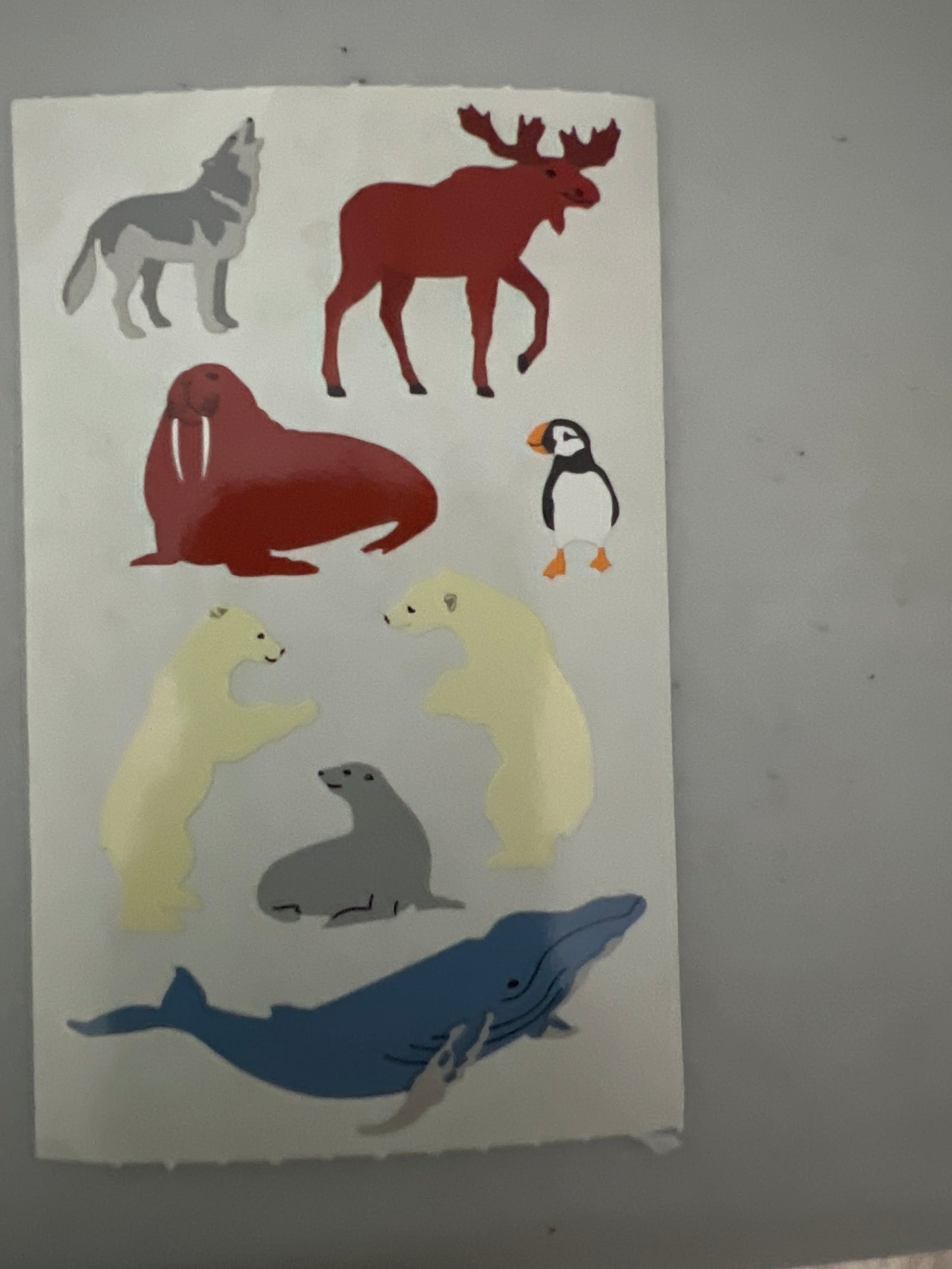 Mrs. Grossman’s Stickers Animals Cold Weather 1/2 Sheet