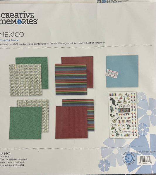 Creative Memories Mexico Theme Pack