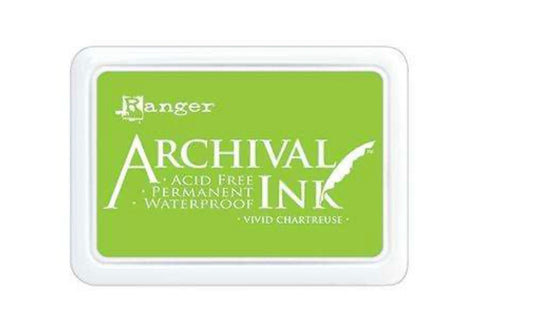 Archival Ink Pads Vivid Chartreuse cardmaking
