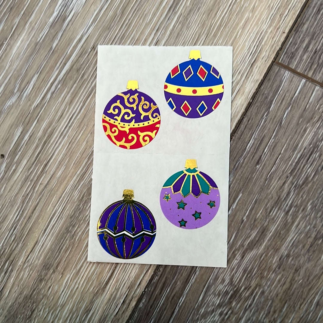 Mrs. Grossman’s Stickers Christmas Ornaments 1/2 Sheet