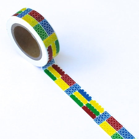 Building Block Washi Tape Embellishments T6
