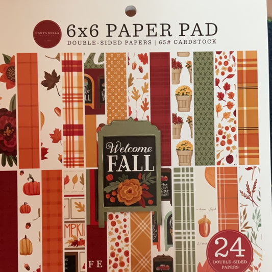 Echo Park Welcome Fall 6x6 Paper Pack CBWF154023