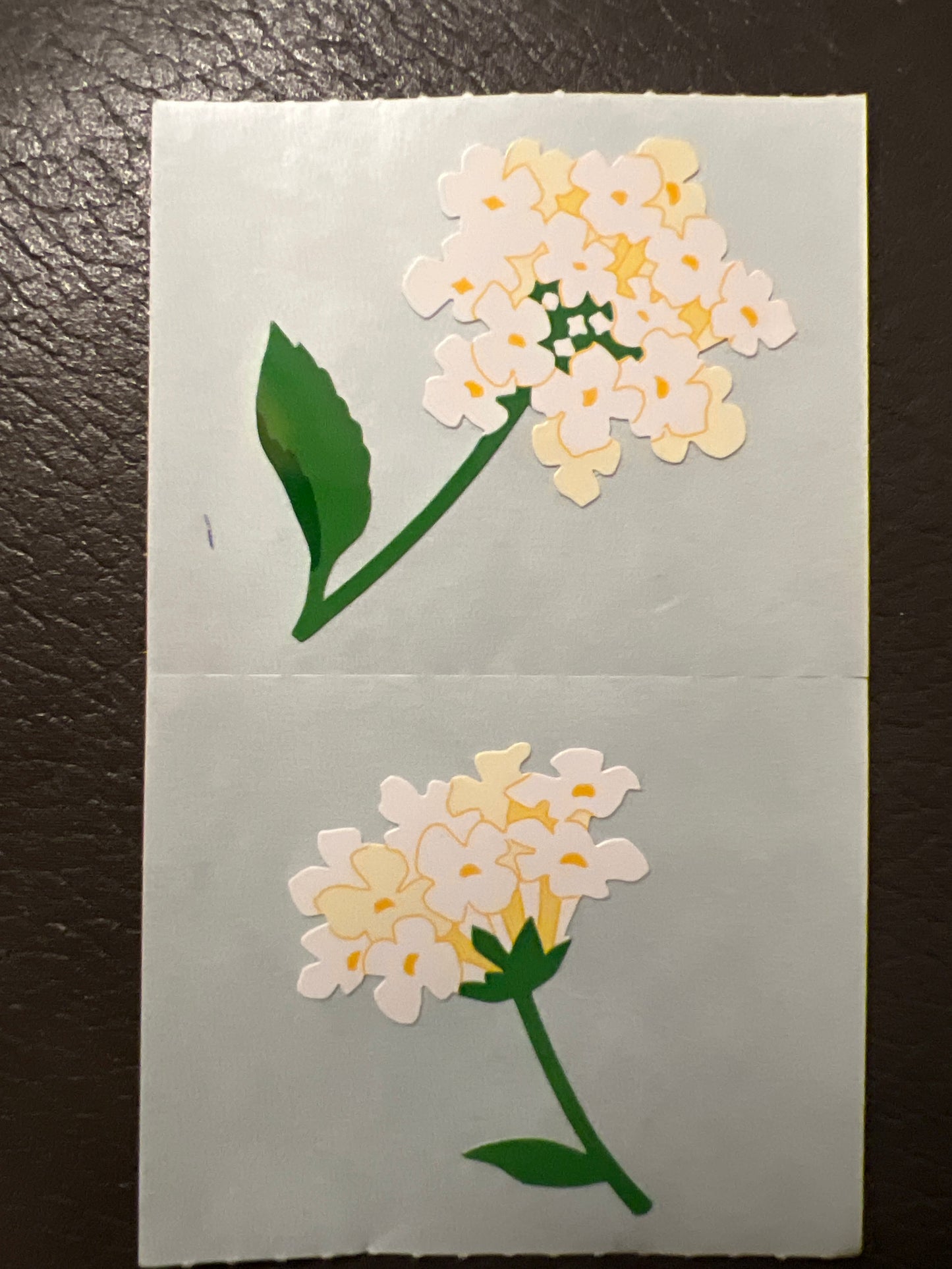 Mrs. Grossman’s Stickers White Flower 1/2 Sheet