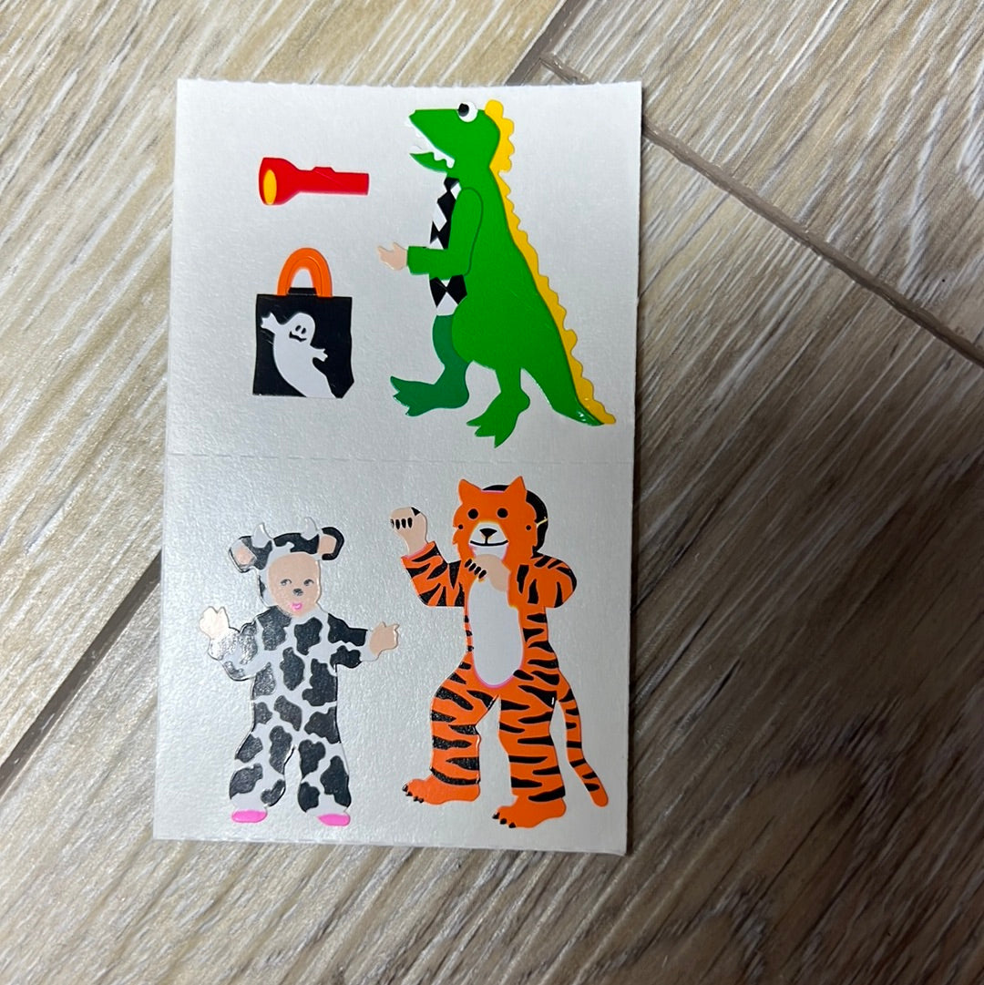 Mrs. Grossman’s Stickers Halloween Costumes 1/2 Sheet