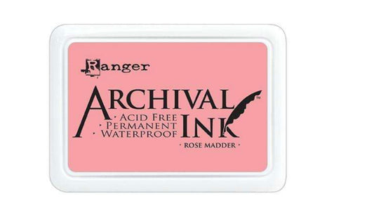 Archival Ink Pads Rose Madder cardmaking