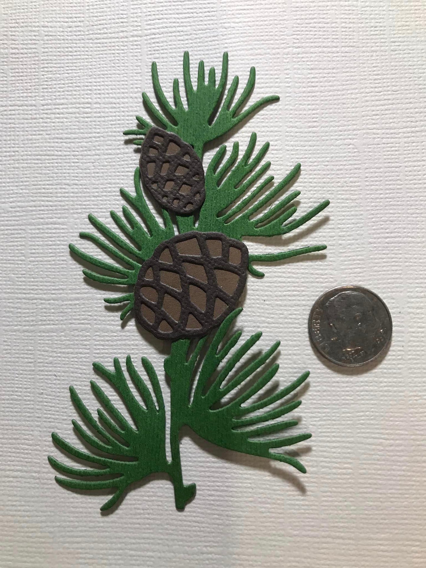 Pinecones and Branch Die Cuts Winter