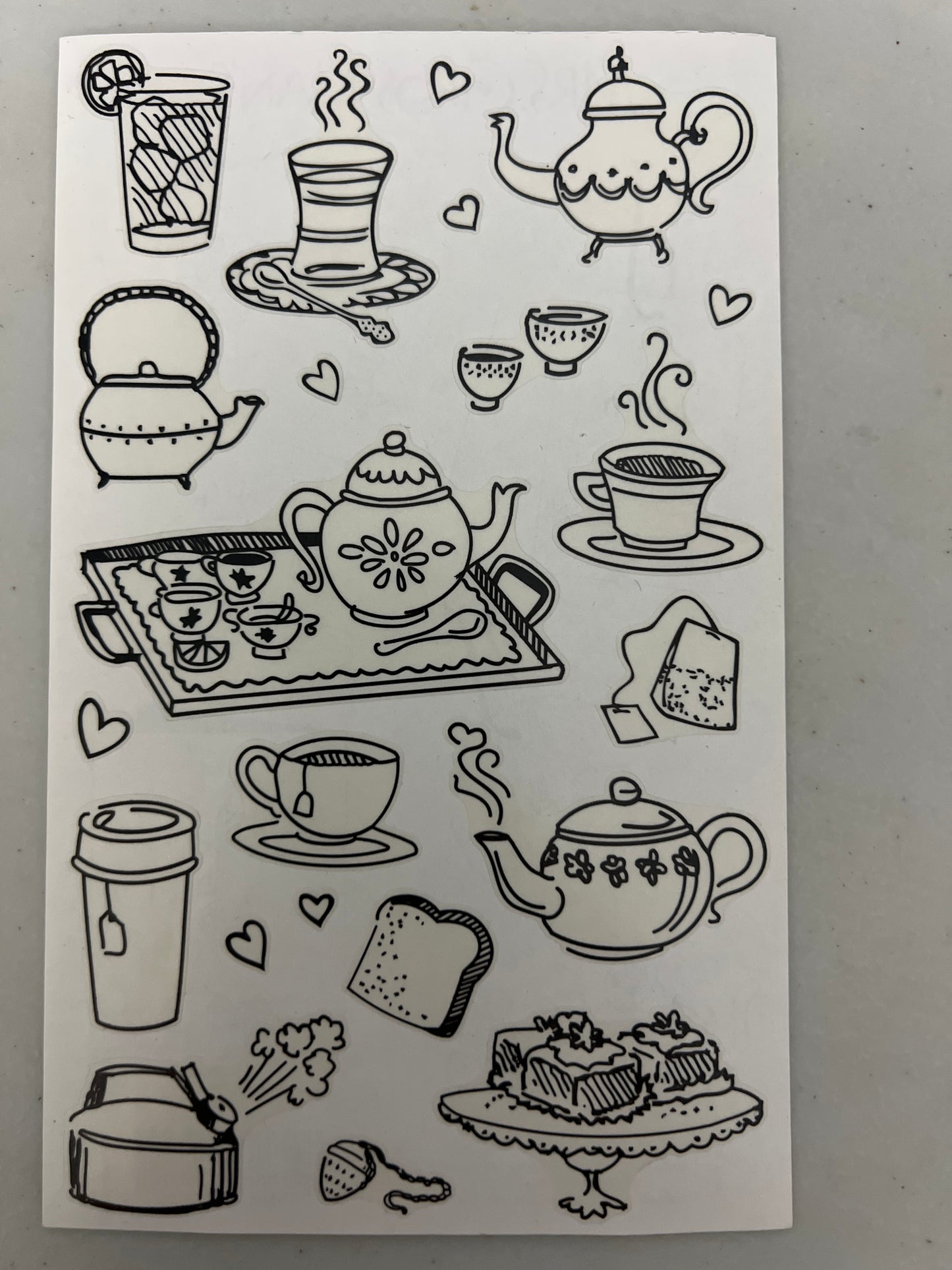 Mrs. Grossman’s Large Stickers Pen & Ink Tea New
