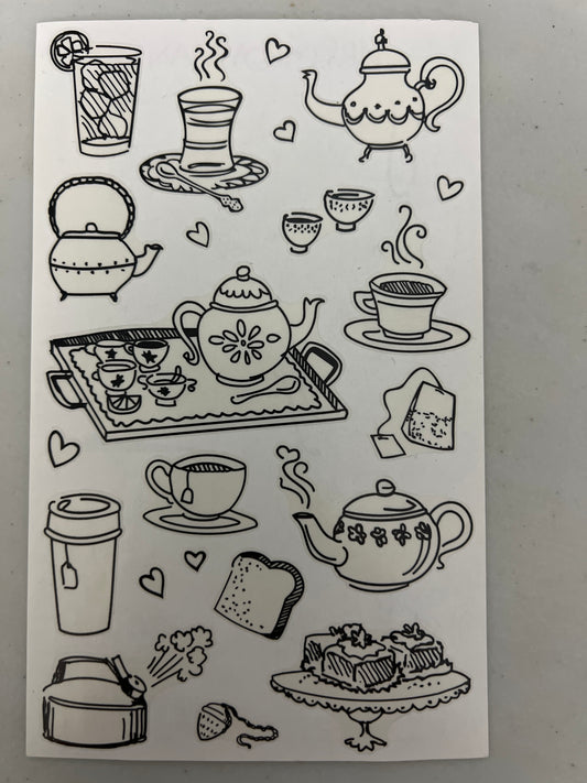 Mrs. Grossman’s Large Stickers Pen & Ink Tea New