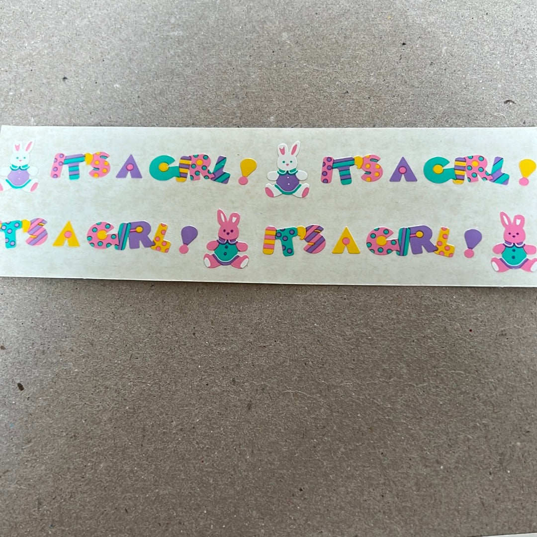 Mrs. Grossman’s Stickers Baby It’s a Girl