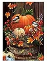 Diamond Painting Kits Barrel of Pumpkins P062 Fall