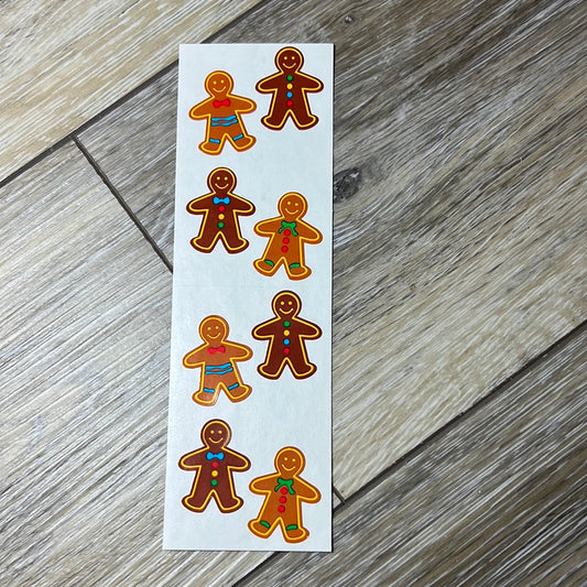 Mrs. Grossman’s Stickers Gingerbread Man Christmas