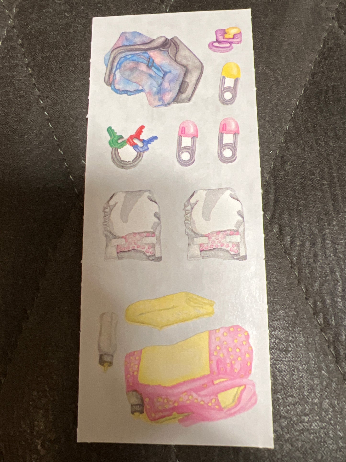 Creative Memories Stickers Girls First Years Car Seat new