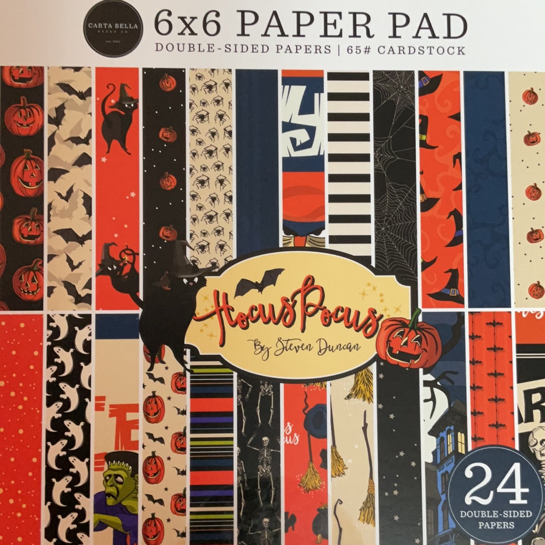Echo Park Hocus Pocus 6x6 Paper Pack CBHP153023 Halloween
