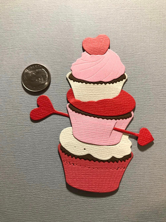 Cupcakes Die Cuts Valentine’s