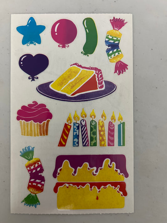 Mrs. Grossman’s Large Stickers Posh Birthday New
