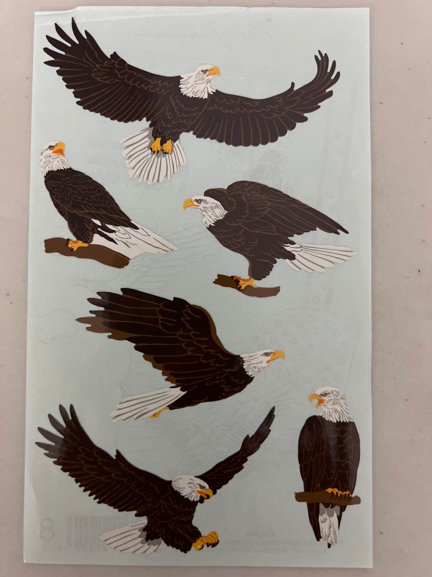 Mrs. Grossman’s Large Stickers Eagles New