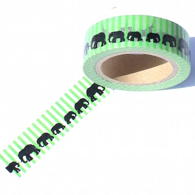 Elephants Washi Tape Embellishments 3002A