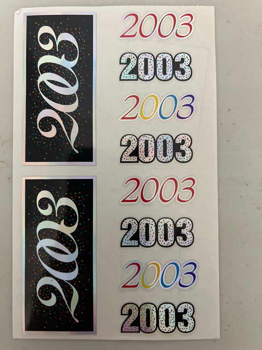Mrs. Grossman’s Large Stickers 2003 New