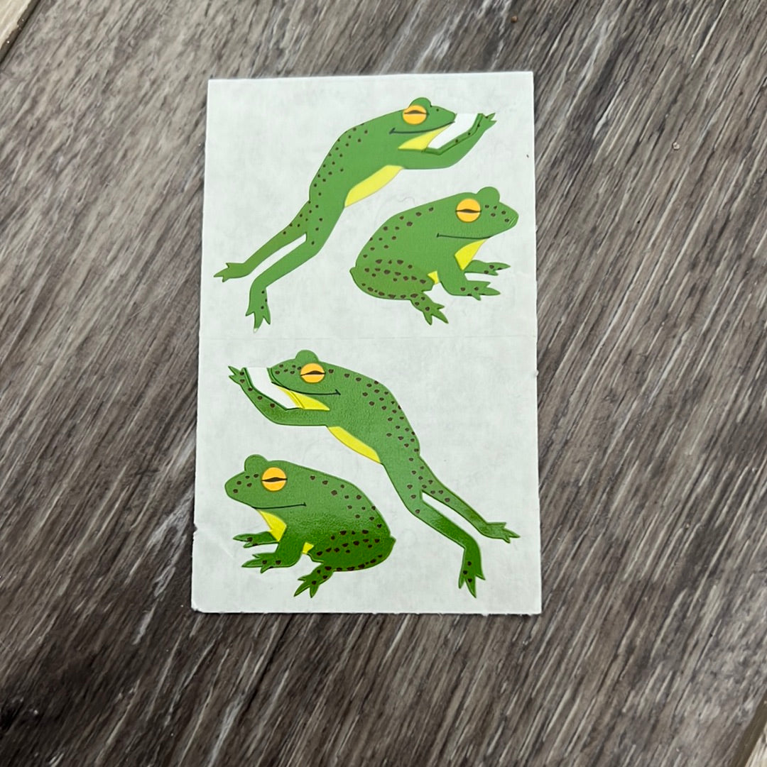 Mrs. Grossman’s Stickers Amphibians Frogs 1/2 Sheet