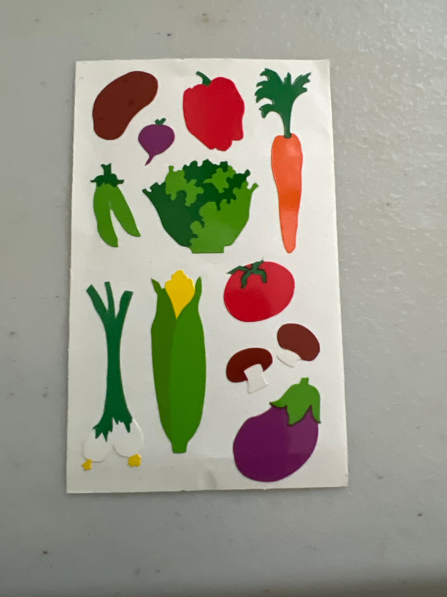 Mrs. Grossman’s Stickers Vegetables 1/2 Sheet