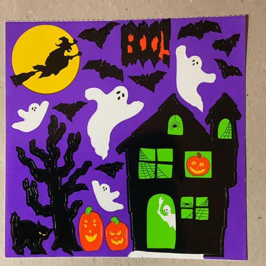 Mrs. Grossman’s Extravagant Stickers Haunted House Halloween