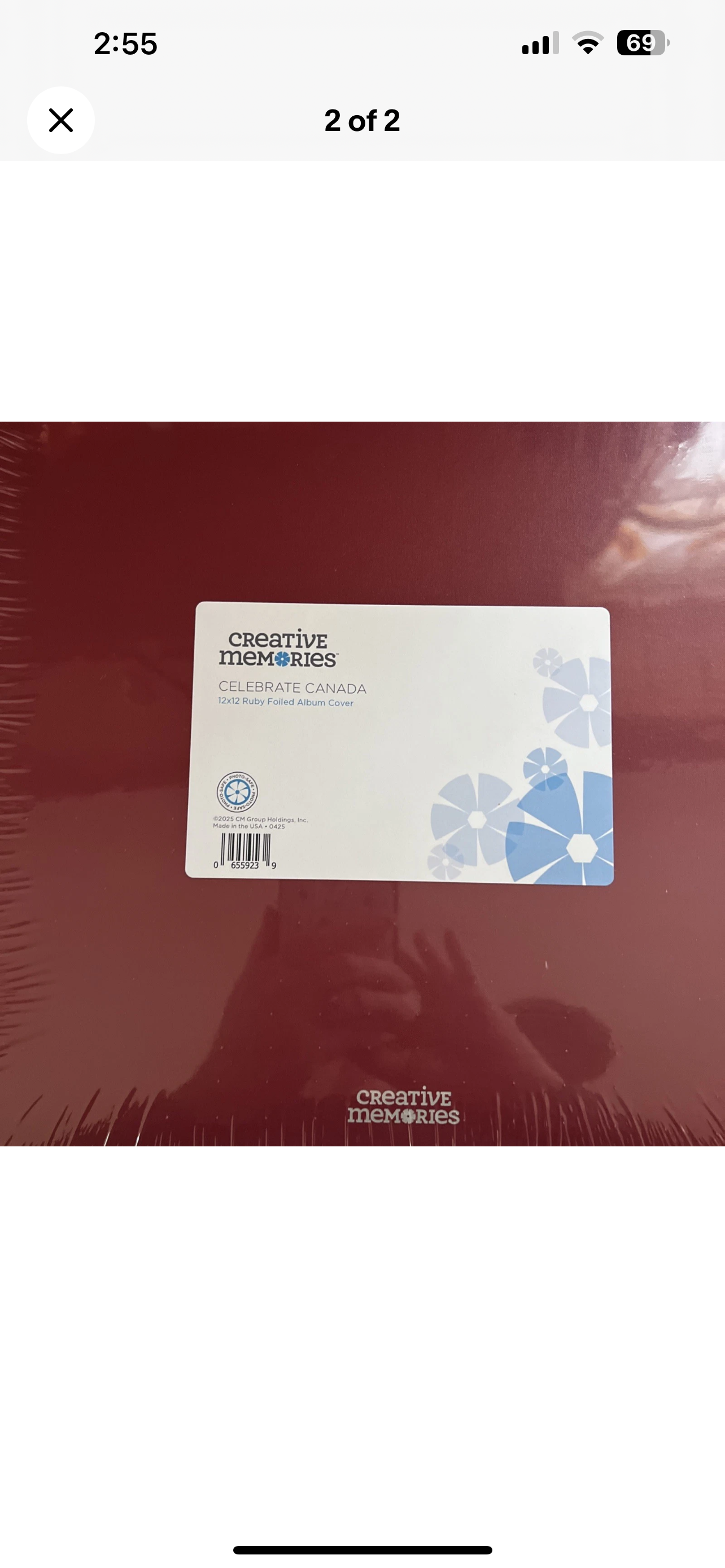 Creative Memories 12x12 Coverset Album Celebrate Canada New