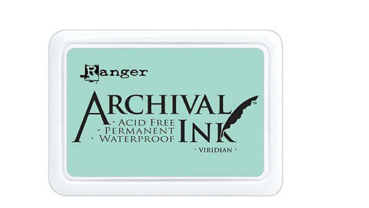 Archival Ink Pads Viridian cardmaking