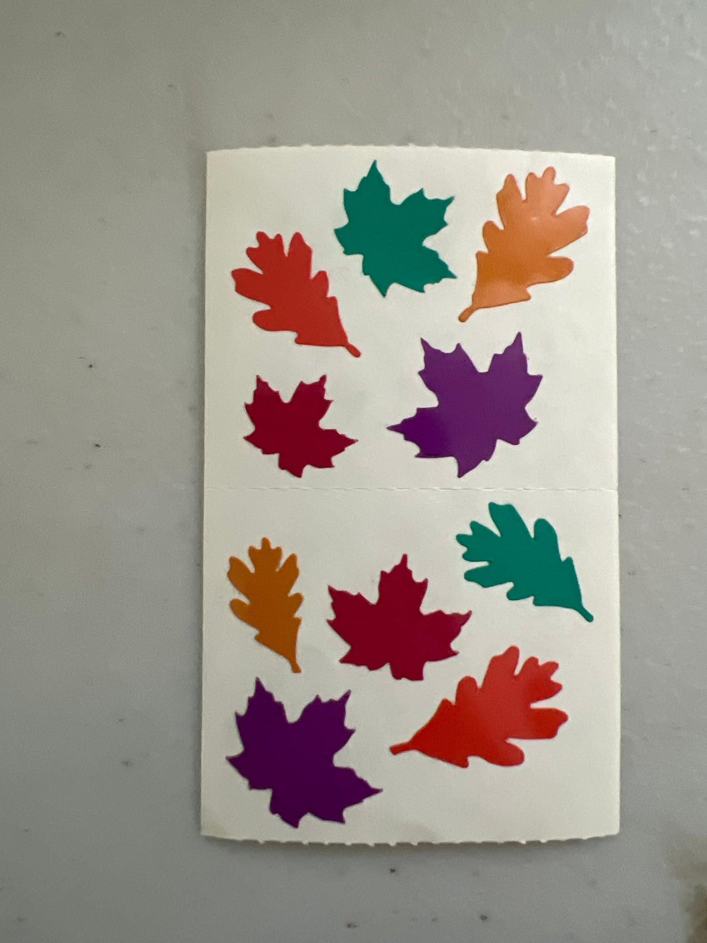 Mrs. Grossman’s Stickers Fall Leaves 1/2 Sheet