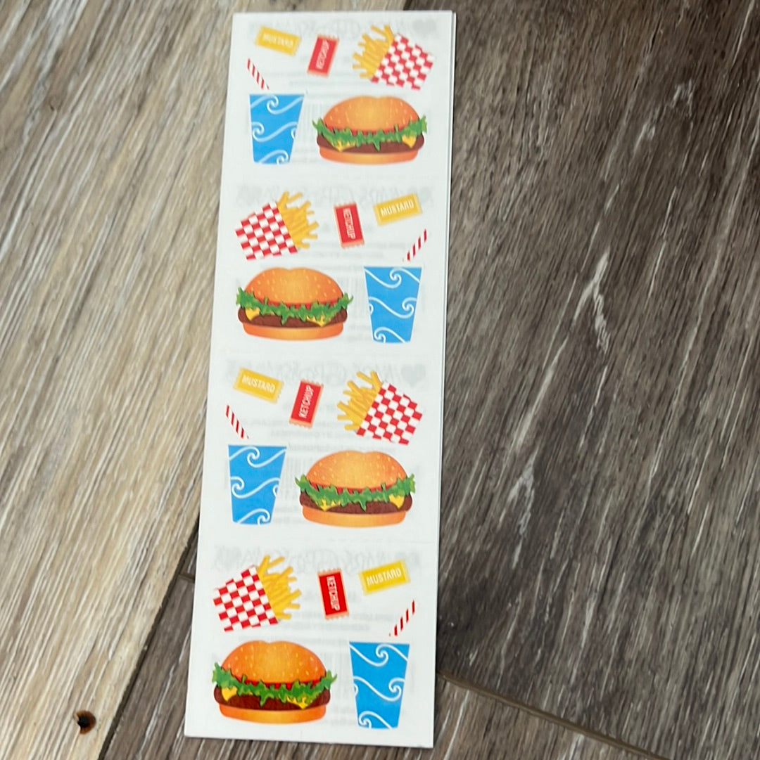 Mrs. Grossman’s Stickers Food Burgers & Fries