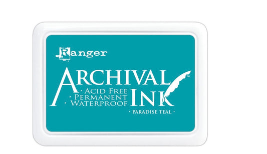 Archival Ink Pads Paradise Teal cardmaking