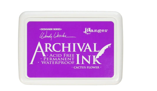 Archival Ink Pads Cactus Flower cardmaking