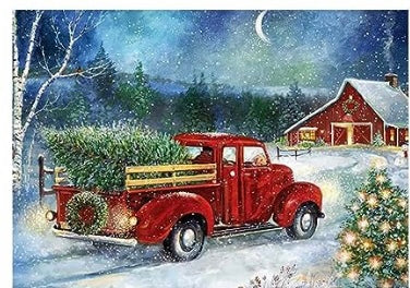 Diamond Painting Kits Christmas Truck Tree