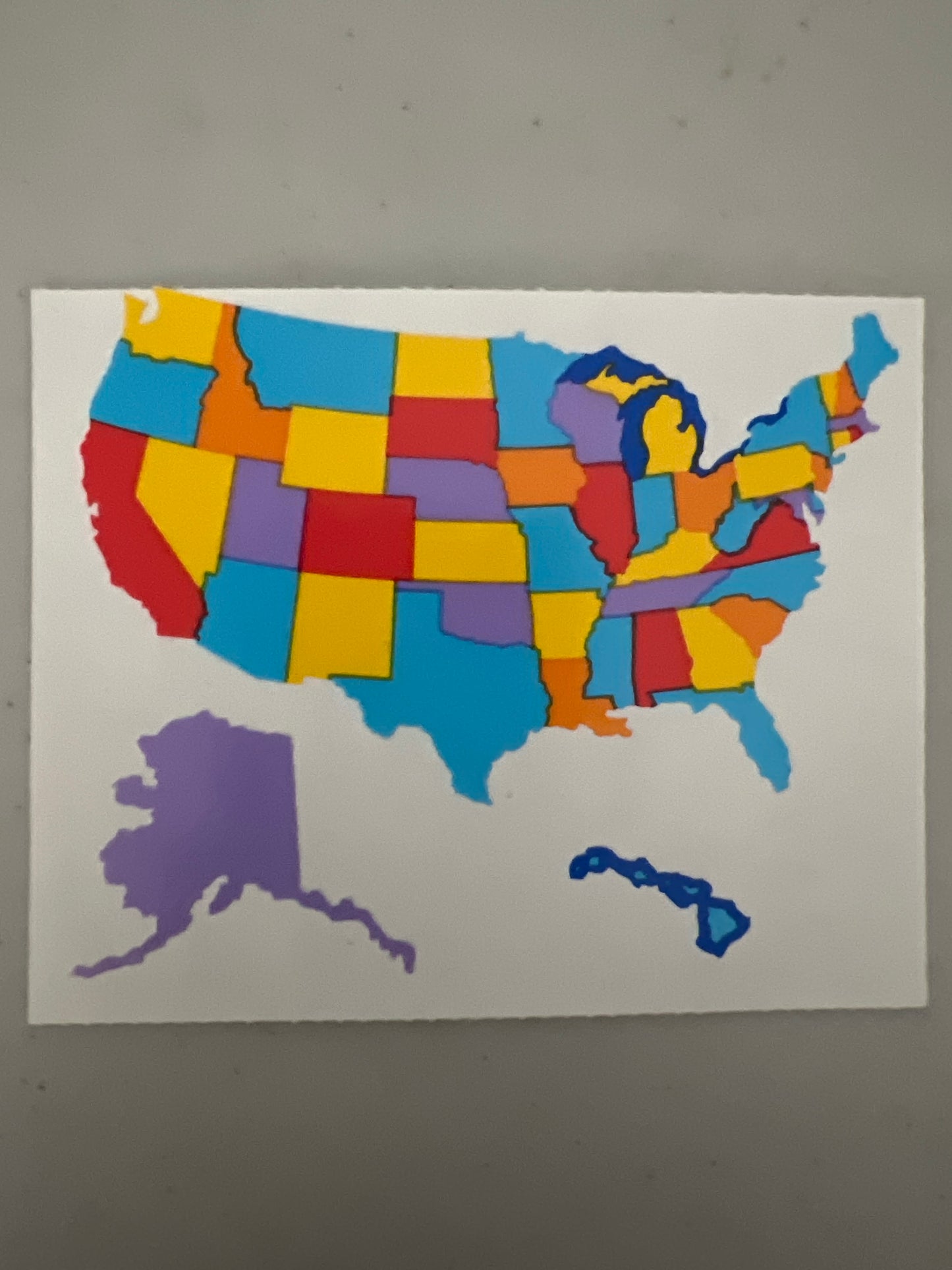 Mrs. Grossman’s Large Stickers United States New 1/2 Sheet