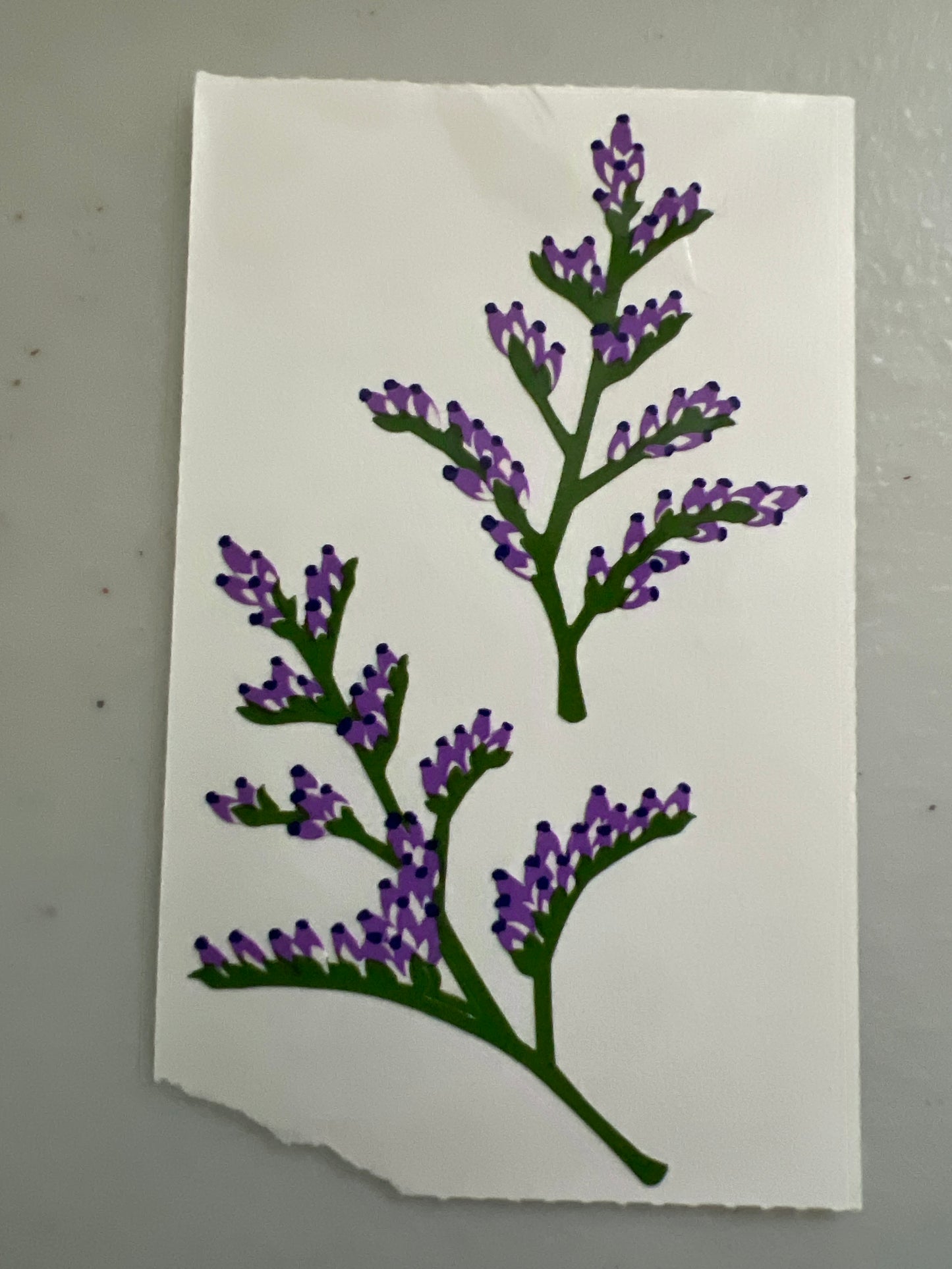 Mrs. Grossman’s Stickers Flowers Purple 1/2 Sheet