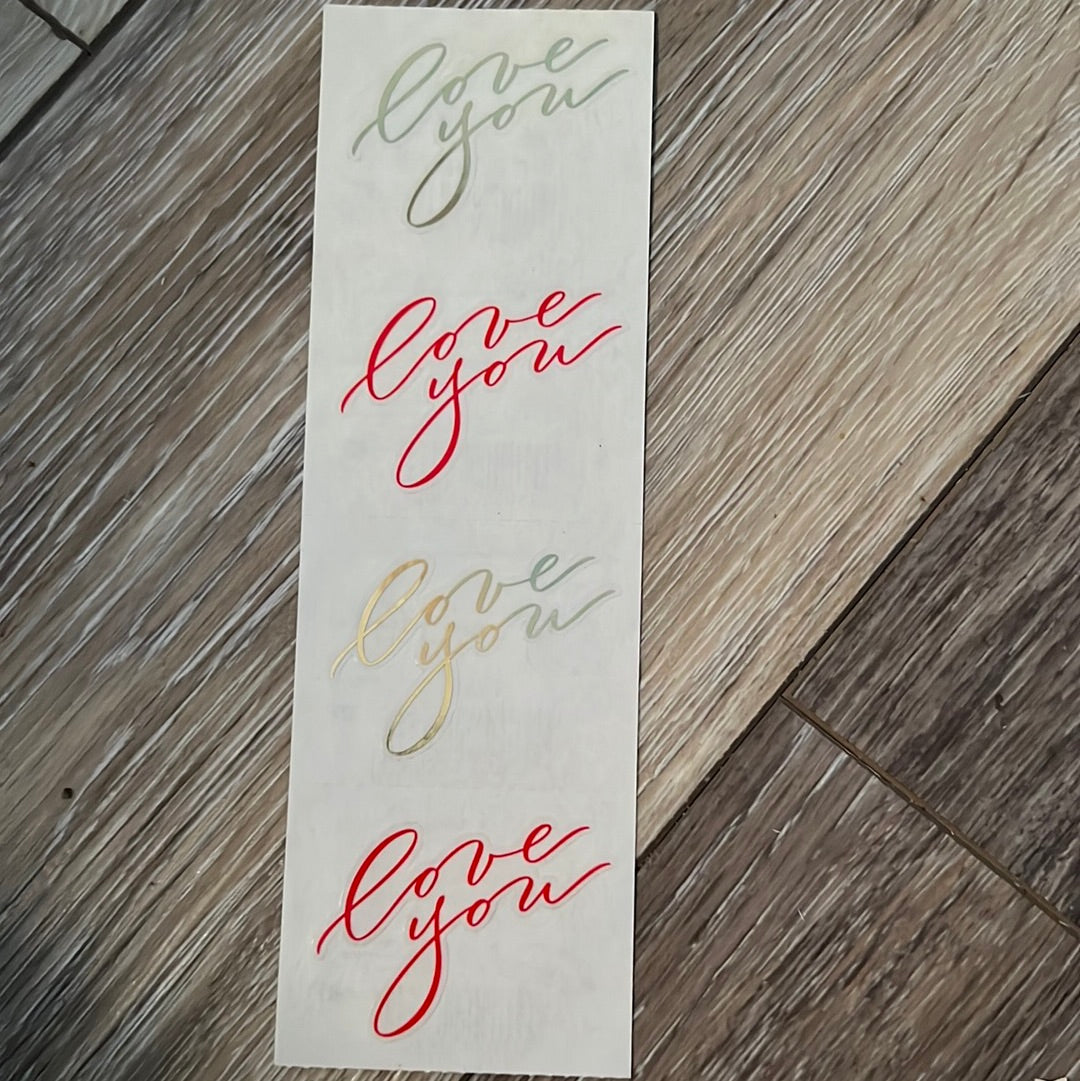 Mrs. Grossman’s Stickers Love You Valentine’s